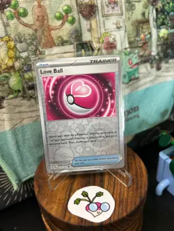Pokemon TCG- Love Ball (Reverse Holo) - Twilight Masquerade - 156/167 - Uncommon - Image 1