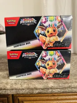 Pokemon TCG - PRISMATIC Evolutions SURPRISE Box - Brand New - 2 Boxes - Image 1