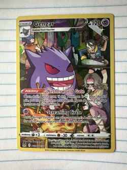 Pokemon Gengar TG06/TG30 Swsh11: Lost Origin Trainer Gallery Holo Ultra Rare NM - Image 1