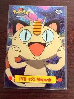 topps Pokemon TV Animation Edition Series 1 Foil TV11 #52 Meowth Puzzle - Image 1