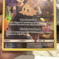 Mimikyu 245/236 Alt Art Secret Rare Pokemon Sun & Moon Cosmic Eclipse - Image 5