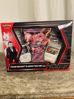 Destined Rivals Pokemon TCG Team Rockets Mewtwo EX Box Sealed In Hand - Image 1