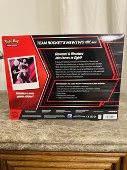 Destined Rivals Pokemon TCG Team Rockets Mewtwo EX Box Sealed In Hand - Image 5