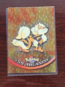 topps Pokemon TV Animation Edition Series 1 Foil #59 Arcanine black label - Image 1