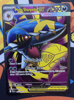 Pokemon TCG - Mega Sharpedo EX 113/094 - Phantasmal Flames Full Art English NM - Image 3