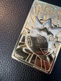 Pokemon Burger King Limited Edition 23K Gold Plated Togepi Vintage U1 Promo - Image 3
