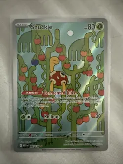 Pokemon TCG Shuckle 136/132 Holo Ultra Rare Mega Evolutions Pack Fresh Near Mint - Image 1