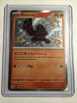 2024 Pokemon TCG Scarlet & Violet Paldean Fates #113 Oricorio SH - Image 1