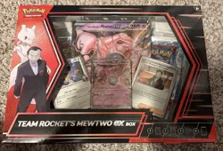 Pokemon TCG Team Rocket's Mewtwo Ex Box Factory Sealed - Image 1