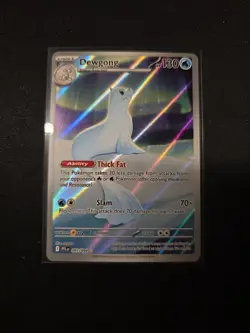 2025 Pokemon Dewgong 97/094 Pokemon Phantasmal Flames Full Art IR Mega Evolution - Image 1