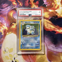 ITALIAN PSA7 Blastoise Holo Base Set Pokemon TCG - Image 1