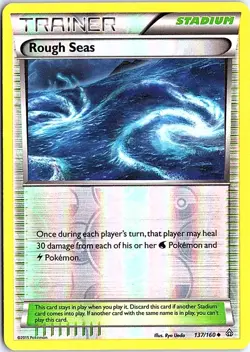 Rough Seas XY - Primal Clash 137/160 LP Reverse Foil Pokemon - Image 1