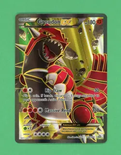 Groudon EX Pokemon XY Primal Clash Full Art 150/160 - Image 1