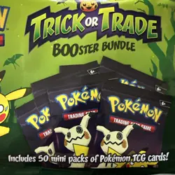 Pokemon Halloween Trick or Trade 50 Mini Packs Sealed BOOster Bundle Brand New - Image 4