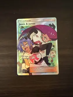 Pokemon TCG Jessie and James Trainer Ultra Rare Full Art 68/68 Hidden Fates - Image 1