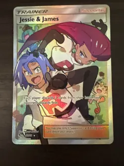 Pokemon TCG Jessie and James Trainer Ultra Rare Full Art 68/68 Hidden Fates - Image 5