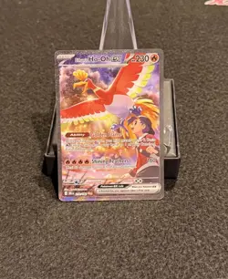 Ethan's Ho-Oh EX 230/182 SIR Destined Rivals Pokemon Special Illustration Rare - Image 5