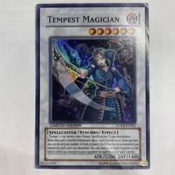 Yugioh Tempest Magician SOVR-ENSE1 Super Rare Limited Edition LP - Image 1