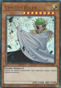 Vanity's Ruler - DUOV-EN061 Ultra Rare 1st Ed NM - Yugioh - Image 1