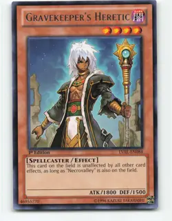 Gravekeeper's Heretic LVAL-EN084 Legacy of the Valiant 1st Edition - Image 1