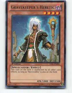 Gravekeeper's Heretic LVAL-EN084 Legacy of the Valiant 1st Edition - Image 1
