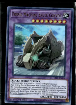Yu-Gi-Oh! Fossil Machine Skull Convoy GFP2-EN019 1st Edition Ultra Rare - Image 1
