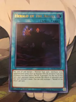 Yugioh! Herald of the Abyss - 1st ed Ultra Rare - MP19-EN201 - LP - Image 1
