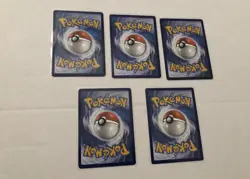 Lot Of 5 Bulbasaur and Ivysaur Pokemon Cards - Image 4