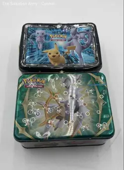Lot Of Pokemon Commons & Uncommon Mixed Trading Card Games Tin Box - Image 1