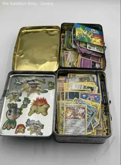 Lot Of Pokemon Commons & Uncommon Mixed Trading Card Games Tin Box - Image 2
