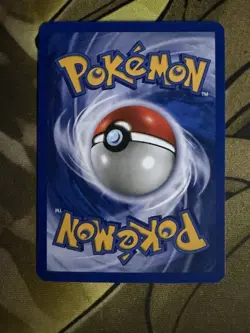 Pokemon TCG Hitmonchan Base Set 2 Holo Unlimited Rare Card 8/130 Swirl! - Image 3
