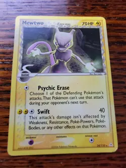 Mewtwo (Delta Species) 24/110 - EX Holon Phantoms - Non-Holo Pokemon Card - MP - Image 1