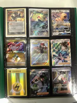 9 pokemon card lot greninja gold star, tag team, trainers, etc LP-NM - Image 1