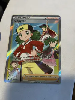 Pokemon TCG Copycat Evolving Skies Holo Ultra Rare Card 200/203 N/M - Image 1