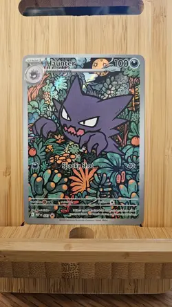 Haunter 027 Pokemon Mega Evolution Illustration Rare Black Star Promo Card NM+ - Image 1