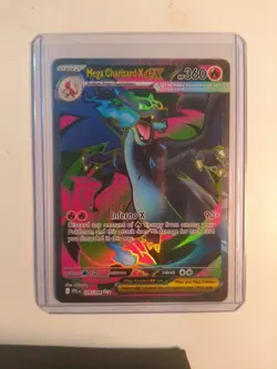 Mega Charizard EX 109/094 SR Full Art Pokemon Card English Phantasmal Flames - Image 1