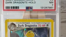 Pokemon TCG 2000 Team Rocket Dark Dragonite #5/82 Holo Graded PSA 7 Vintage Card - Image 3