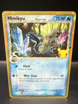 Pokemon Card TCG - Mimikyu Delta Species SWSH136 Promo Celebrations - Image 2