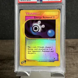 Energy Removal 2 Reverse Holo Expedition Pokemon Card 140/165 PSA 10 GEM MINT - Image 2