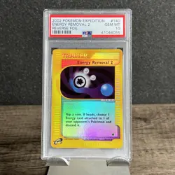 Energy Removal 2 Reverse Holo Expedition Pokemon Card 140/165 PSA 10 GEM MINT - Image 4
