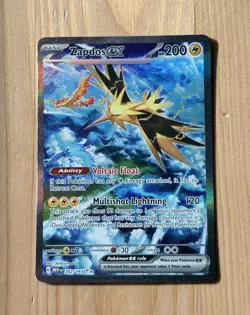 Zapdos ex 202/165 MEW EN-151 Special Illustration Rare Pokemon Card - Image 2