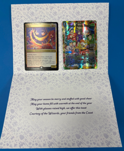 MTG 2025 Holiday Store Exclusive Promo Cards "CHEER & HOLY PARTY NIGHT" - Image 1