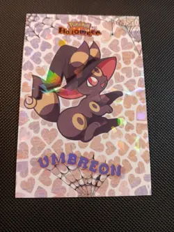 Pokemon 2025 Card Database Set Halloween Umbreon Hat Cracked Ice Holo Peru - Image 1