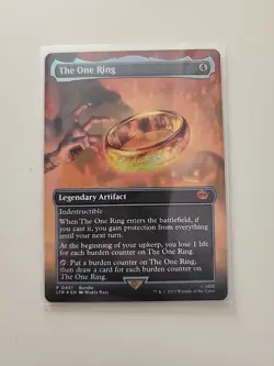 Magic: The Gathering Foil Promo the One Ring (Borderless) LTR Promo - Image 1