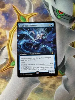 High Fae Trickster (Extended Art) Rare MTG Foundations - Image 1