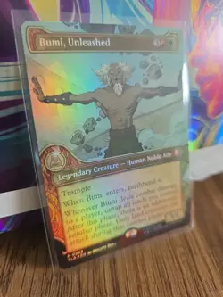 Bumi, Unleashed (Showcase Foil) 0348 - Avatar: The Last Airbender TLA - MTG - NM - Image 3