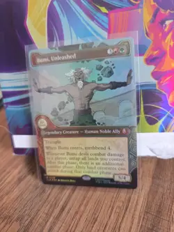 Bumi, Unleashed (Showcase Foil) 0348 - Avatar: The Last Airbender TLA - MTG - NM - Image 4