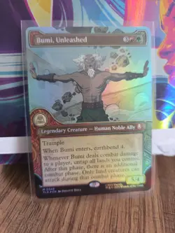 Bumi, Unleashed (Showcase Foil) 0348 - Avatar: The Last Airbender TLA - MTG - NM - Image 5
