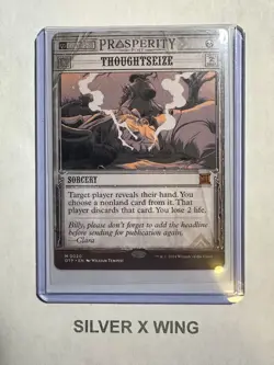 Thoughtseize x1, MTG, Outlaws of Thunder Junction: Breaking News, OTP, NM - Image 1