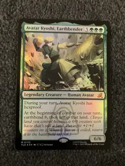 Magic MTG - Avatar Kyoshi, Earthbender Foil - Avatar: The Last Airbender - Image 1